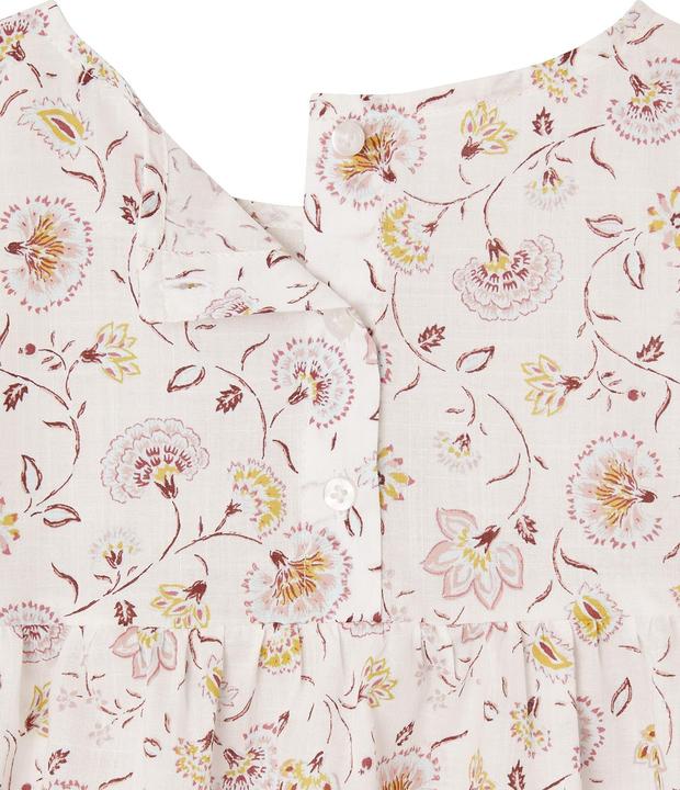 Immagine prodotto Vertbaudet Set da bambina: camicetta floreale e pantaloncini in mussola (146)