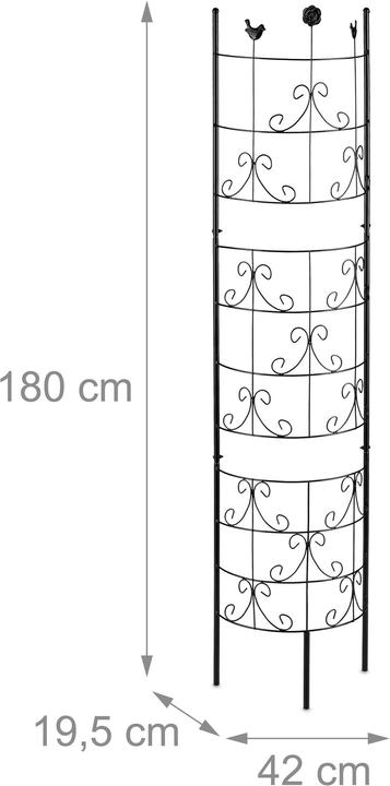 Actual product image Relaxdays trellis (19.50 cm, 42 cm)