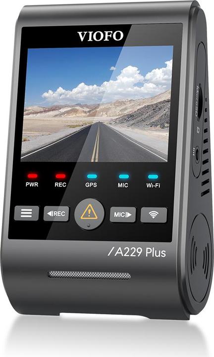 Image du produit Viofo A229 Plus Front dash camera with GPS (WiFi, Microphone intégré, Récepteur GPS, Bluetooth)