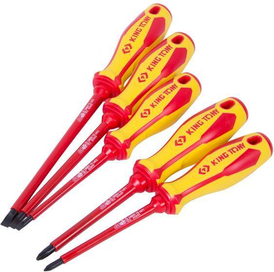 Produktbild King TONY Isolierter Schraubendrehersatz VDE 5-teilig 30615MR VDE