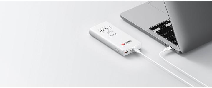 Actual product image Peter Jäckel SKROSS Power Bank RELOAD 20000 64W PD White (20000 mAh, 65 W, 74 Wh)