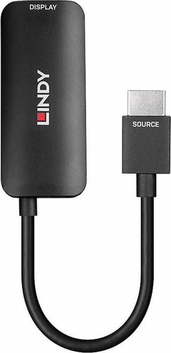 Actual product image Lindy HDMI 4K60 to DisplayPort 1.2 Converter For connecting an HDMI source to a DisplayPort display. (HDMI, 15.70 cm)