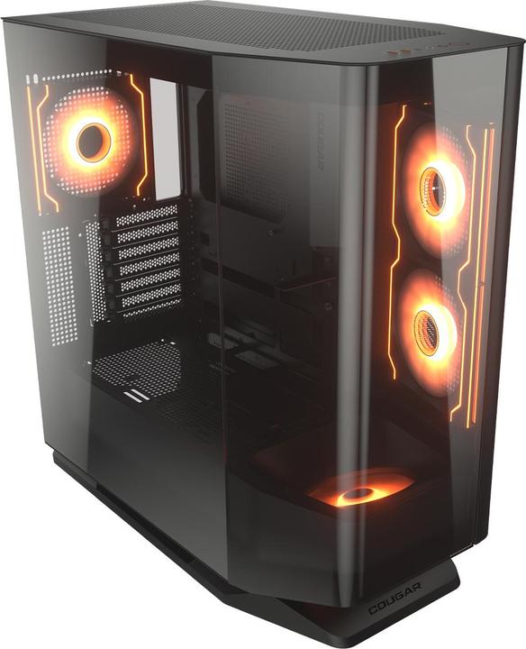 Actual product image Cougar Boitier Moyen Tour E-ATX FV270 RGB avec panneaux vitrés (Noir) (SSI CEB, Mini-ITX, ATX, mATX)
