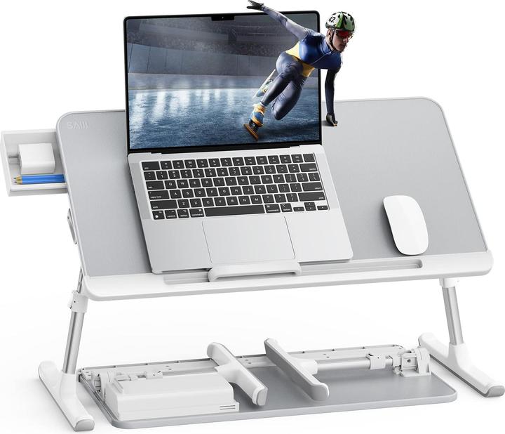 Produktbild Saiji Laptoptisch, Grau, 60x32cm