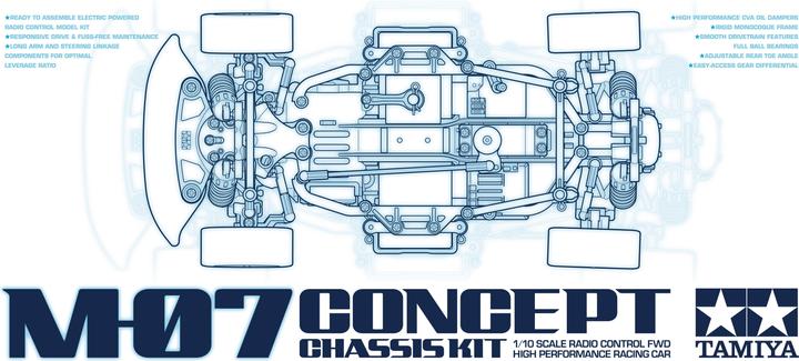 Produktbild Tamiya M07 Chassis (Kit)