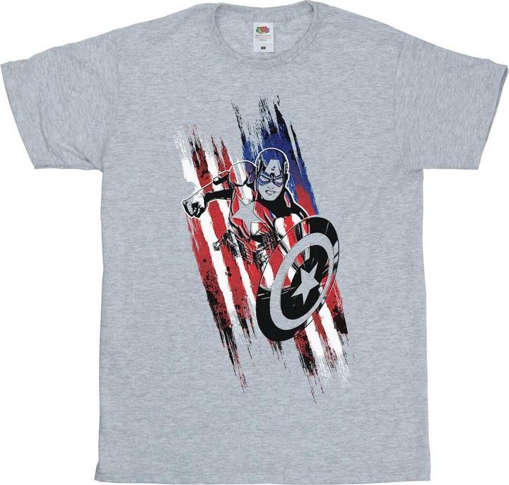 Avengers Captain America Streaks TShirt