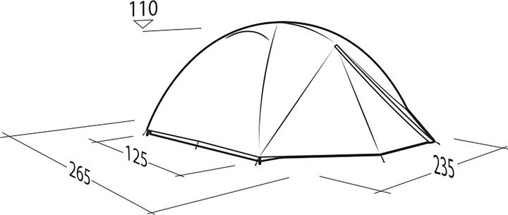 Actual product image Robens Lodge 2 Exp (Dome tent, 3.10 kg, 2 persons)