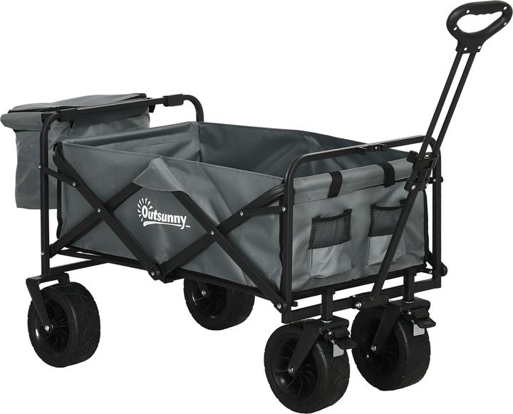 Outsunny Chariot avec sac isotherme