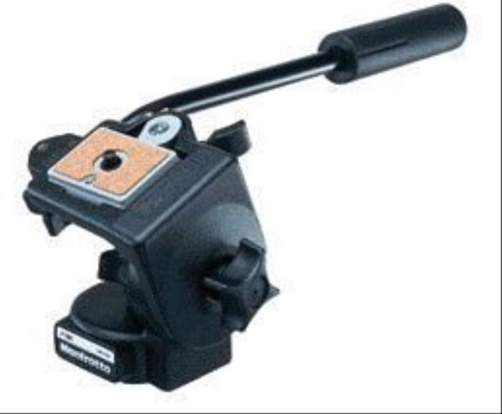 Manfrotto 128RC, testina video Micro Fluid Video, incl. 200PL (Testa video)