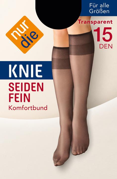 Image du produit Nur Die Knie Seidenfein (15 DEN, Taille unique)