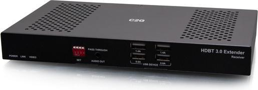 Produktbild C2G HDMI HDBaseT + USB-B auf A + RS232 Over Cat Extender Box Sender zu Box Empfänger (18 Gbps) 4K 60 Hz