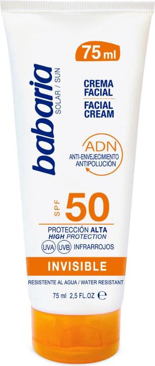 Immagine prodotto Babaria SOLAR ADN crema solare viso aloe vera SPF50 75 ml (Crema solare, SPF 50, 75 ml)