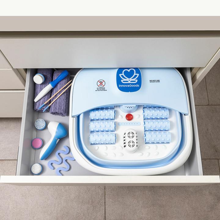 Produktbild InnovaGoods Klappbares Fussbad mit Rollen und Hydromassage Footopy