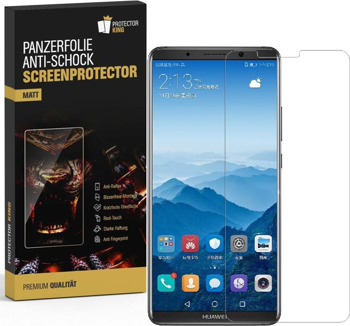 Actual product image Protectorking 2x Panzerfolie Anti-Shock matt entspiegelt (2 Piece, Mate 10 Pro)