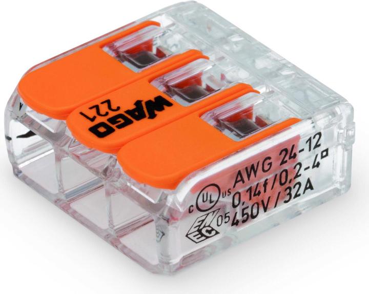 Wago Pince de connexion COMPACT 221-413