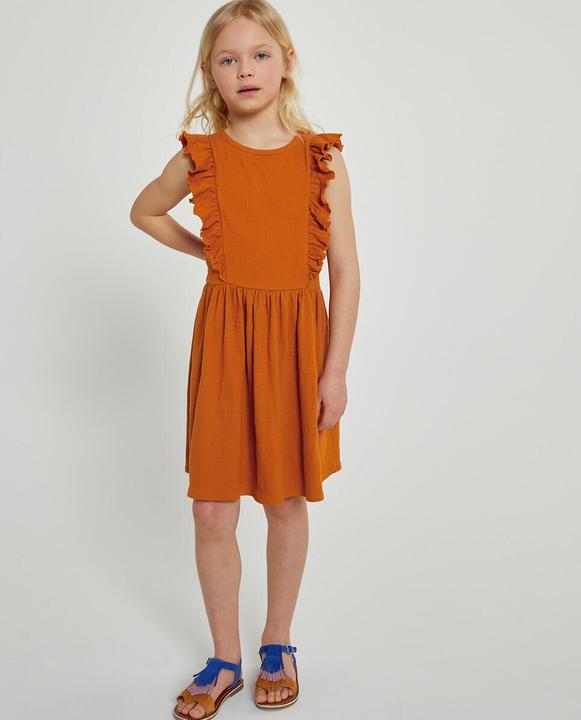 Image du produit La Redoute Collections Robe courte à volants (128)
