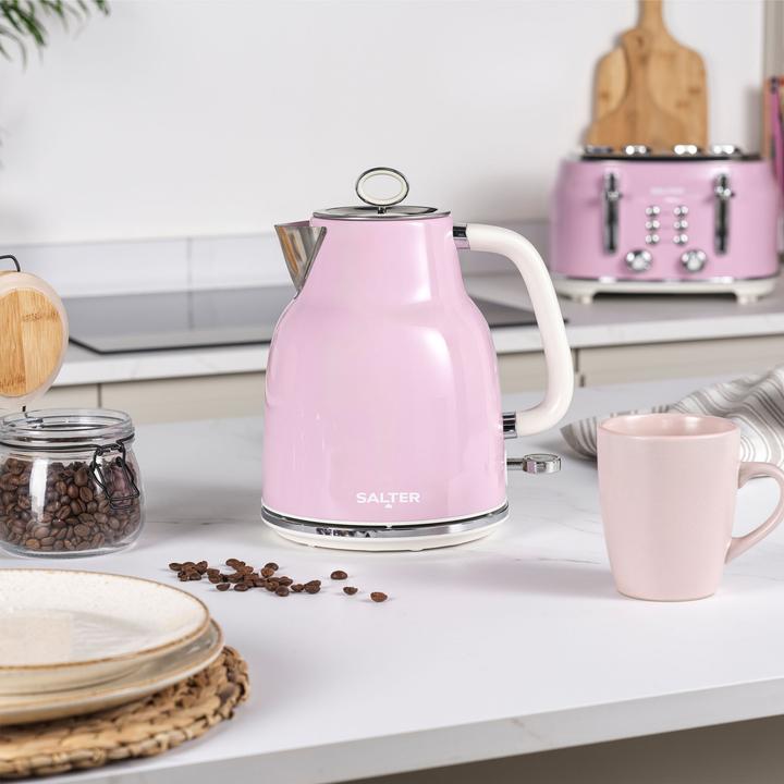 Produktbild Salter EK5737PNKVDE Retro Rapid Boil Kettle Pink (1.70 l)