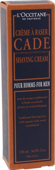 L'Occitane Crema da barba Cade (150 ml, Schiuma da barba)