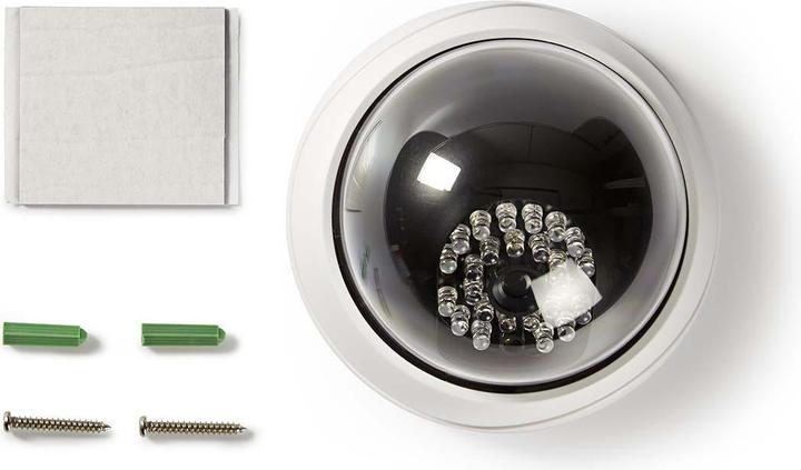 Actual product image Nedis DUMCD20WT Dummy Surveillance Camera Dome IP44 White