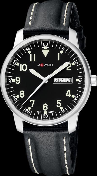 Actual product image M Watch Mondaine aero (Swiss made, Analogue wristwatch, 40 mm)