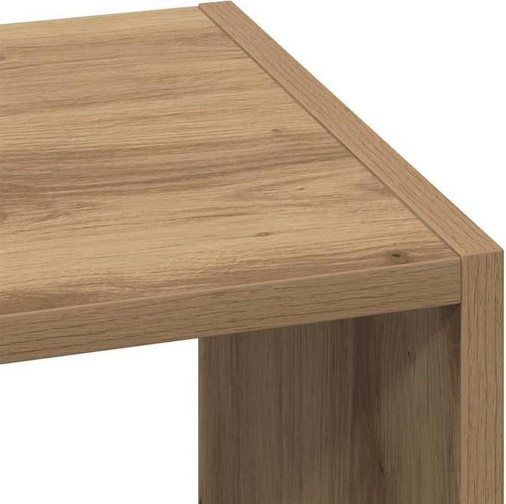 Productafbeelding VidaXL Boekenplanken 2 stuks stapelbaar Artisan eiken 30x30x80 cm (30 x 30 x 80 cm)