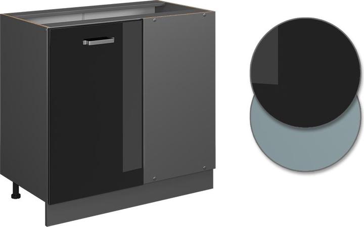 Actual product image Vicco Eckunterschrank R-Line (86 x 46 x 81.5 cm)