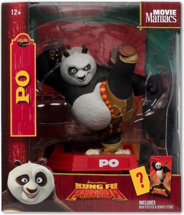 Produktbild McFarlane Kung Fu Panda Movie Maniacs PVC Statue Po 17 cm