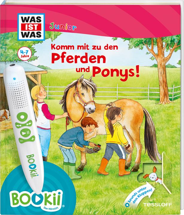 WAS IST WAS Junior Komm mit zu den Pferden und Ponys! (German, Christina Brown, Martin Lickleder, Claudia Kaiser, Silke Voigt, Tatiana Marti, 2018)