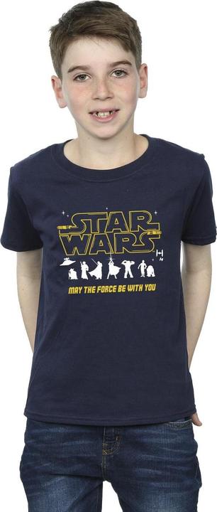 Immagine prodotto Star Wars Silhouettes Force Maglietta Ragazzi (140, 146)