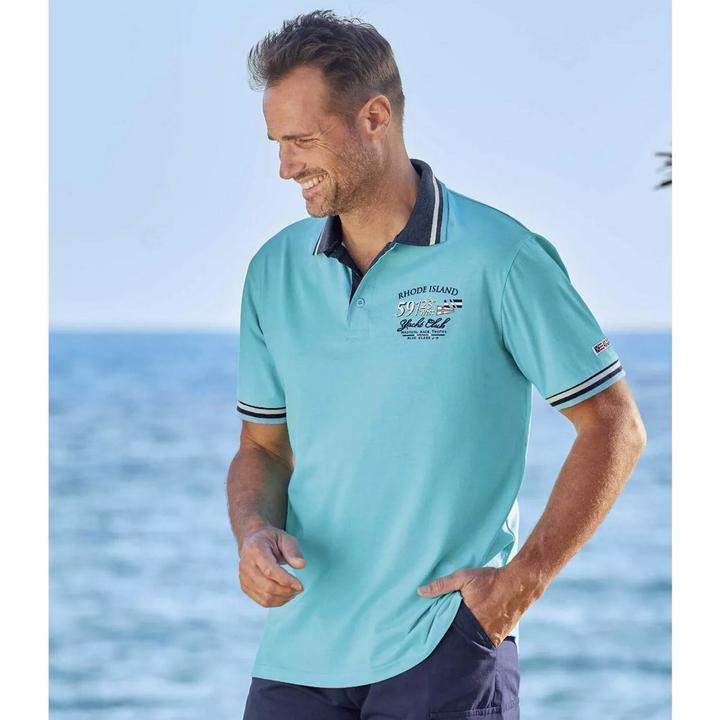 Produktbild Atlas For Men Nautical Poloshirt (2erPack) (L)