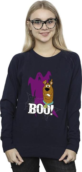 Actual product image Scooby Doo Womens/Ladies Boo Ghost Sweatshirt (4XL)