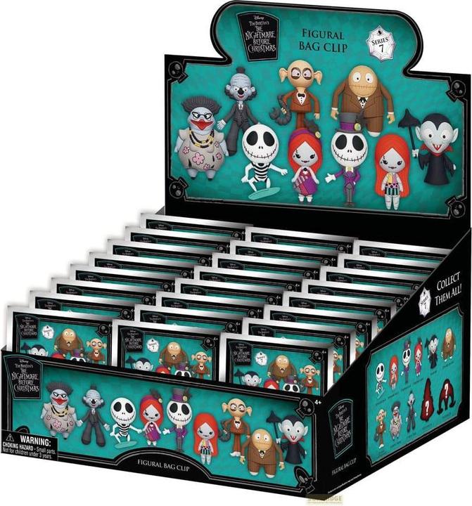 Actual product image Monogram Int. Nightmare before Christmas 3D PVC bag tags Series 6 Display (24)