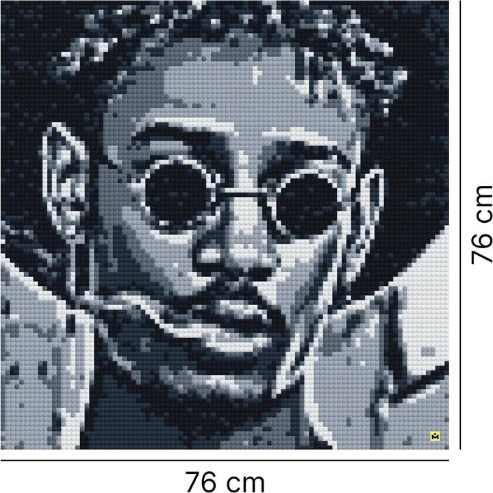 Produktbild Mozabrick Klemmbausteine Mosaik (Monochrom) - Individuelle Pixelkunst - Monochrom / L