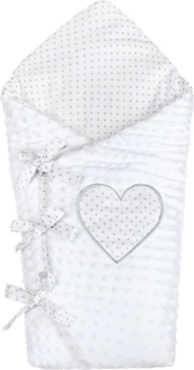 New Baby Luxury Minky wickeln weiss 75x75 cm