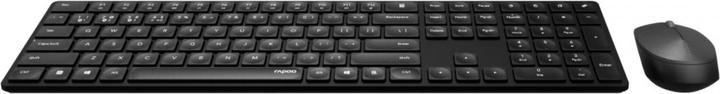Actual product image Rapoo 8020M Black Wireless Multi-Mode Desk Set (DE, Cable)