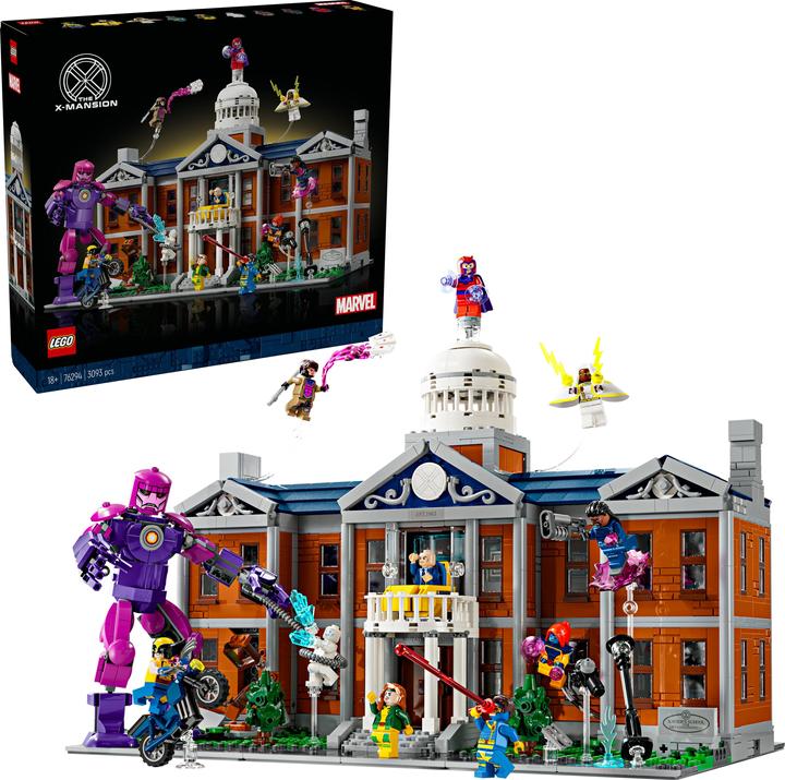 Immagine prodotto LEGO X-Men: X-Mansion (76294, LEGO Marvel, Set LEGO rari)