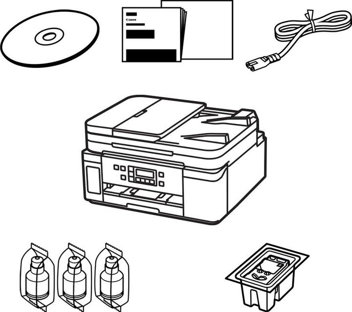 Actual product image Canon PIXMA GM4050 (Ink, Black and white)