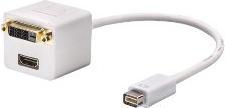 Actual product image Lindy Mini DVI to DVI/HDMI Splitter (HDMI, DVI, 20 cm)