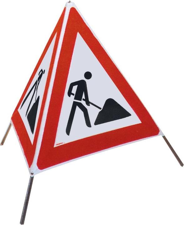 Magni 'Format 4030163559783 - Folding signal type. 70 N. 700 mmVKZ. 123 Construction site "