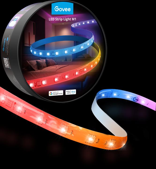 Govee LED Stripe (RGBIC, 500 cm, Indoor)