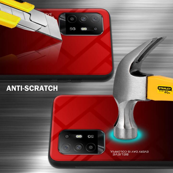 Produktbild Cadorabo TPU 2 Farben Glas Hülle (Oppo A94 5G)
