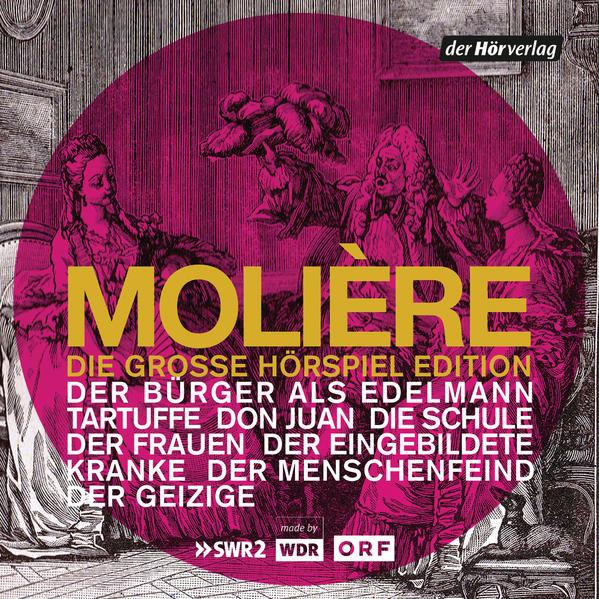 Immagine prodotto La grande edizione del radiodramma (Will Quadflieg, Molière, Maria Becker, Bernhard Minetti, Peter Zwetkoff, Rosemarie Fendel, Hans Korte, PeterLight, Wilhelm Semmelroth, Leopold Lindtberg, Gert Westphal, Rudolf Alexander Schröder, Winfried Zillig, Tedesco)