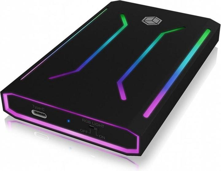 Icy Box Illuminated enclosure for 2.5" SATA SSD (2.5")