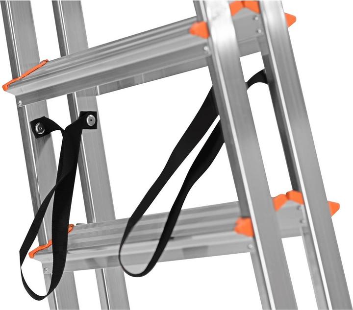 Produktbild Krause 120410 Leiter Klappleiter Aluminium (Gerüst, 115 cm)