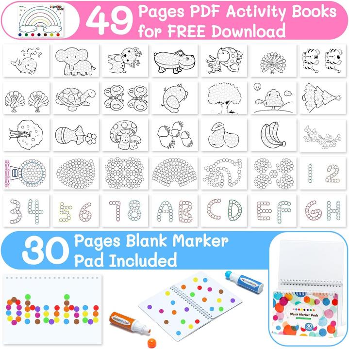Produktbild Ohuhu Dot Marker (Mehrfarbig, 12 x)