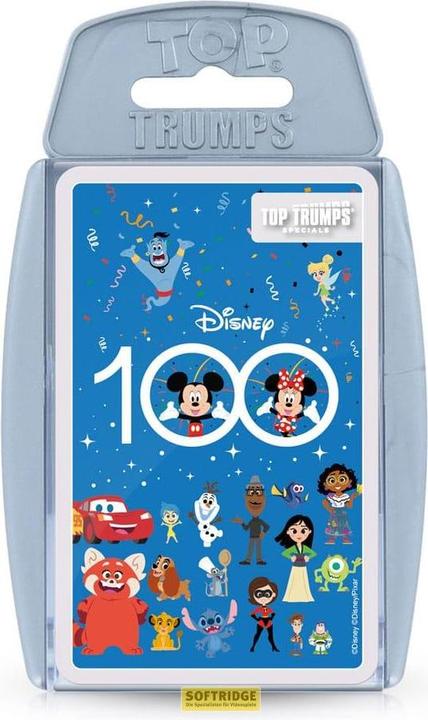 Produktbild Winning Moves Disney jeu de cartes Top Trumps Quiz Disney 100 *ALLEMAND*
