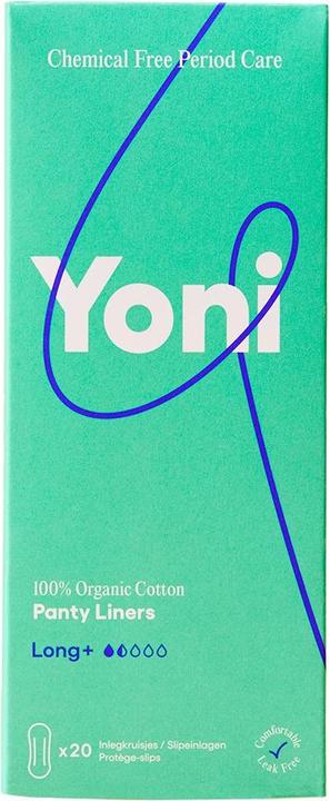 Yoni Bio Slipeinlagen - extralang - 100 Bio-Baumwolle - 20 Stk (20 x)