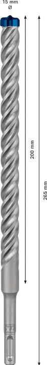 Actual product image Bosch Professional Zubehör EXPERT SDS plus-7X hammer drill, 15 x 200 x 265 mm (15.0 millimetres)