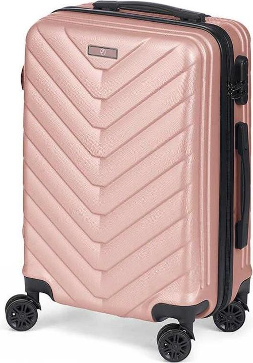 Actual product image Arte Regal pink abs cabin scale suitcase