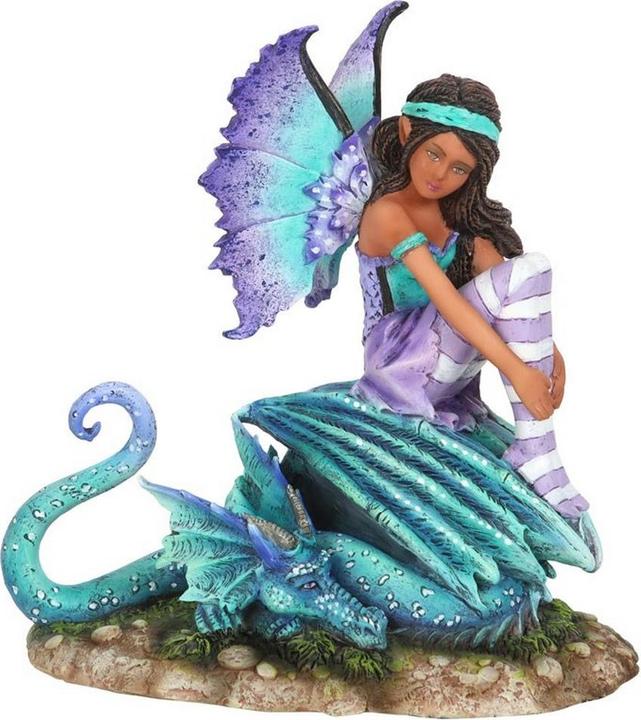 Image du produit Amy Brown Dragon Perch Fairy Figurine (15 x 11 x 16 cm)